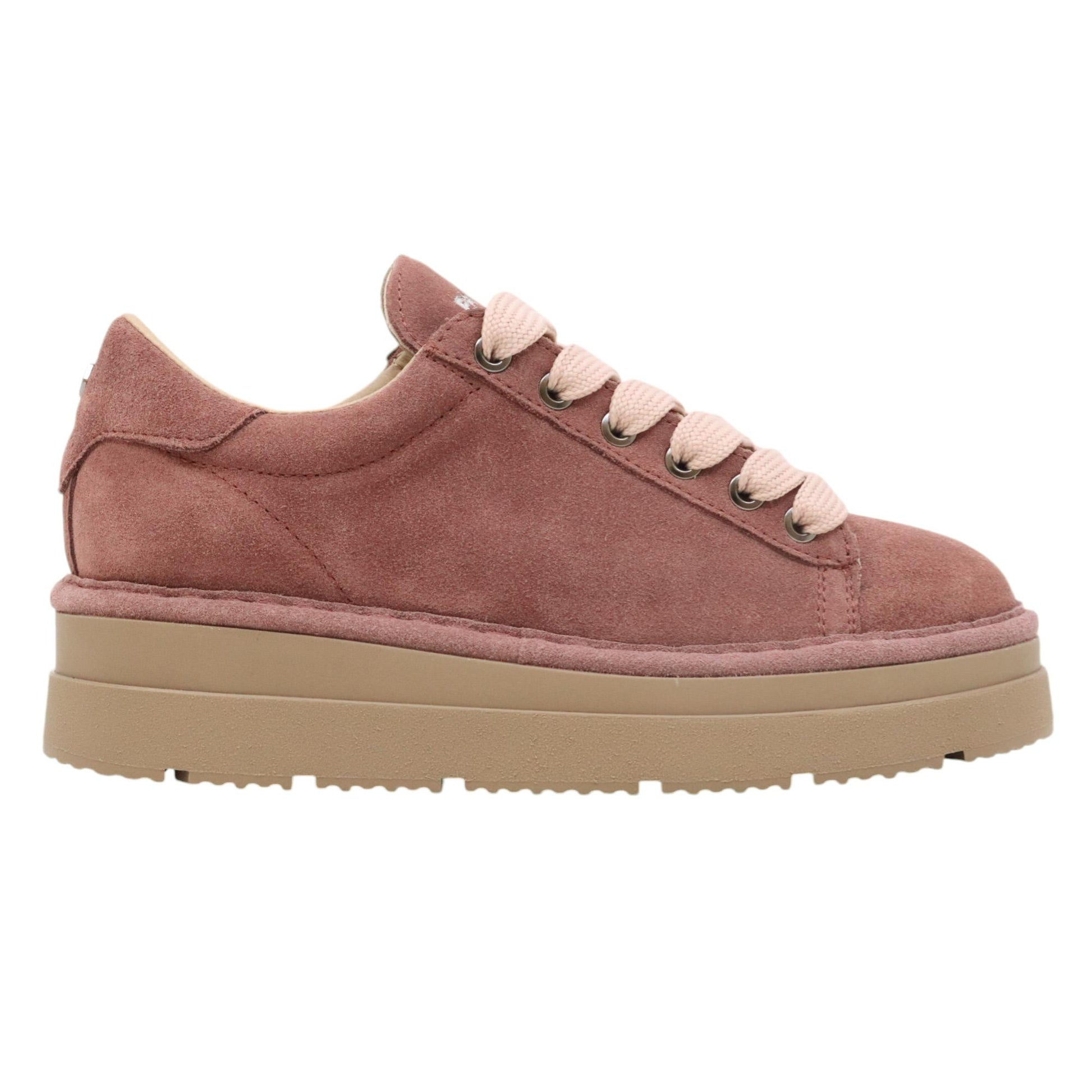 Panchic P89 sneaker donna in camoscio brownrose 