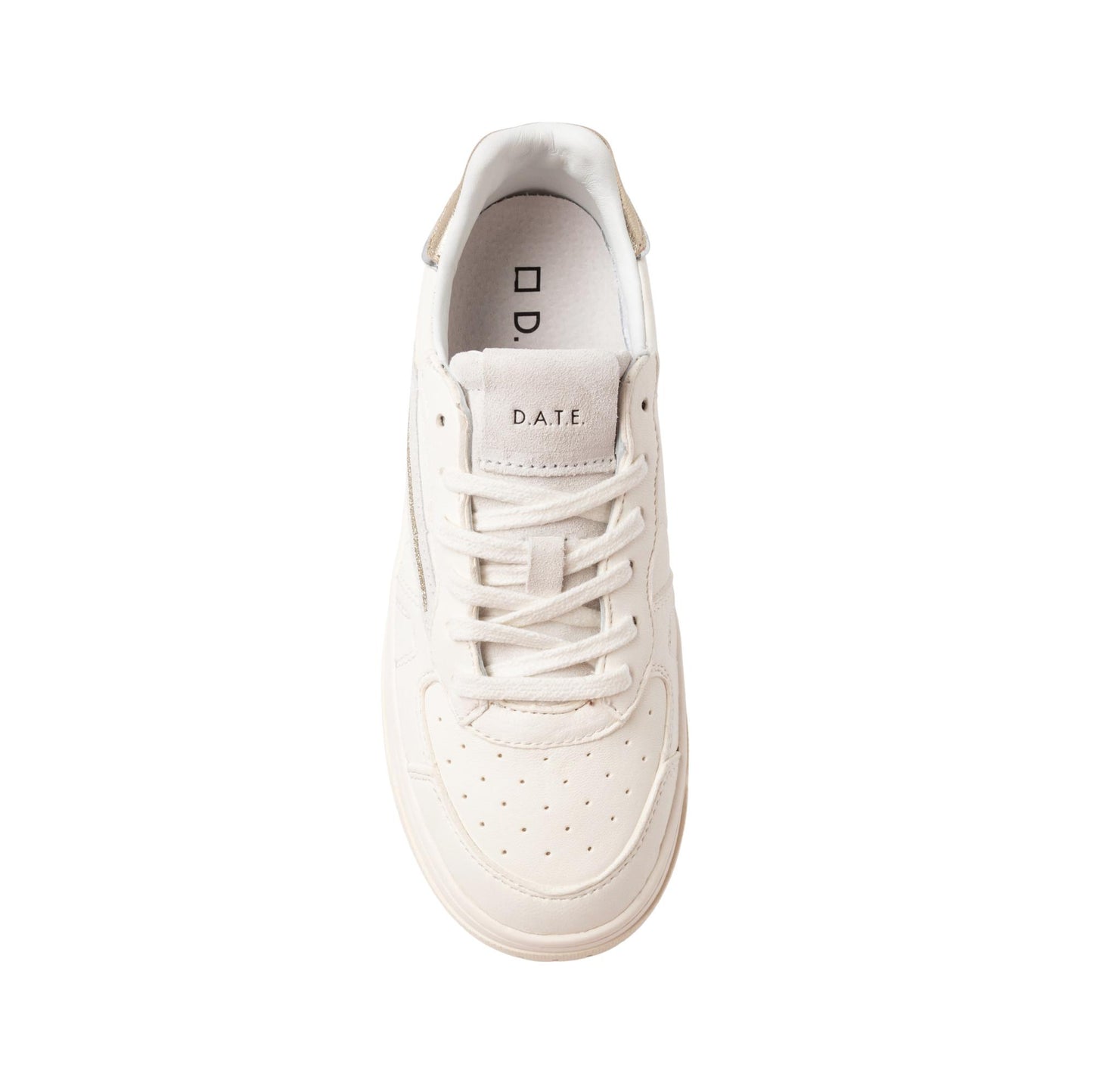 D.A.T.E. Torneo Pure Shiny Ivory TP-SH-IV sneaker donna 