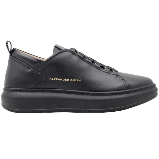 Sneaker uomo Alexander Smith Wembley in pelle nera 