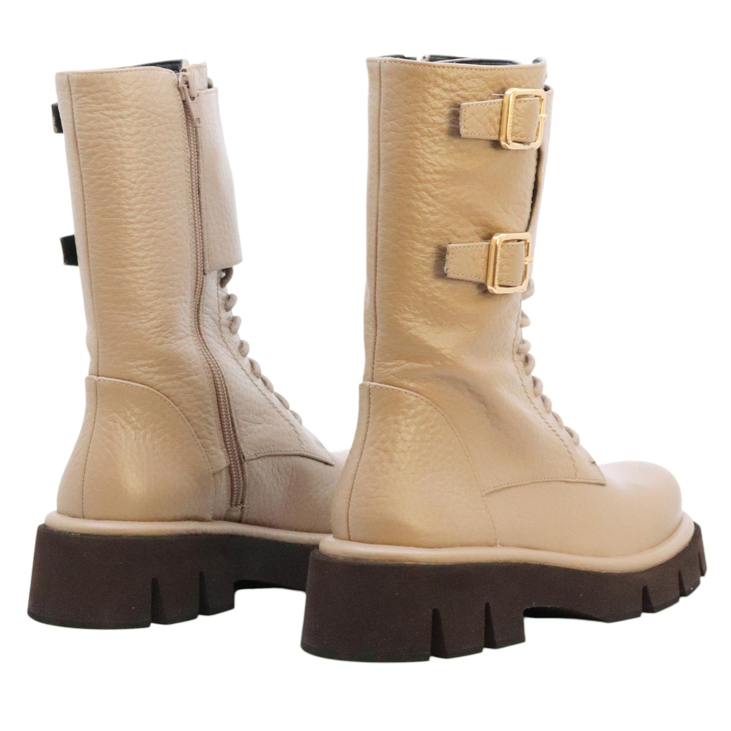 Paloma Barceló Comba stivaletto donna in nappa taupe 