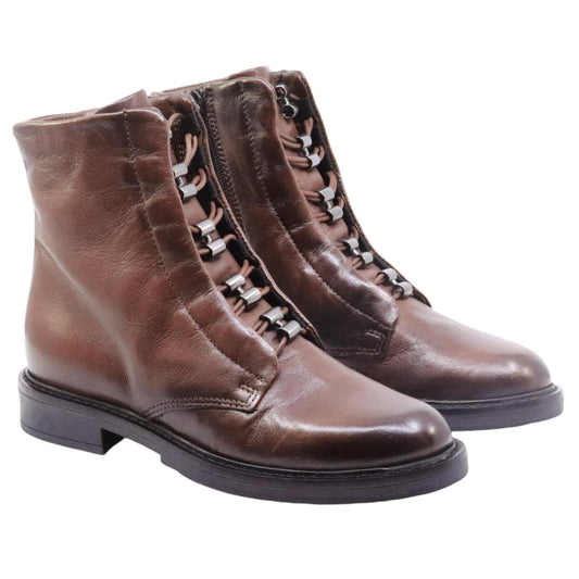 Anfibio Mjus T81205 da donna in pelle marrone 