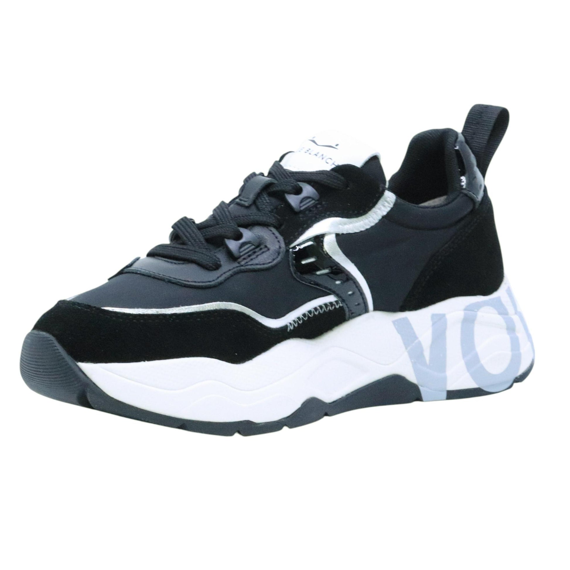 Voile Blanche Club 105 Sneaker donna in camoscio nero 
