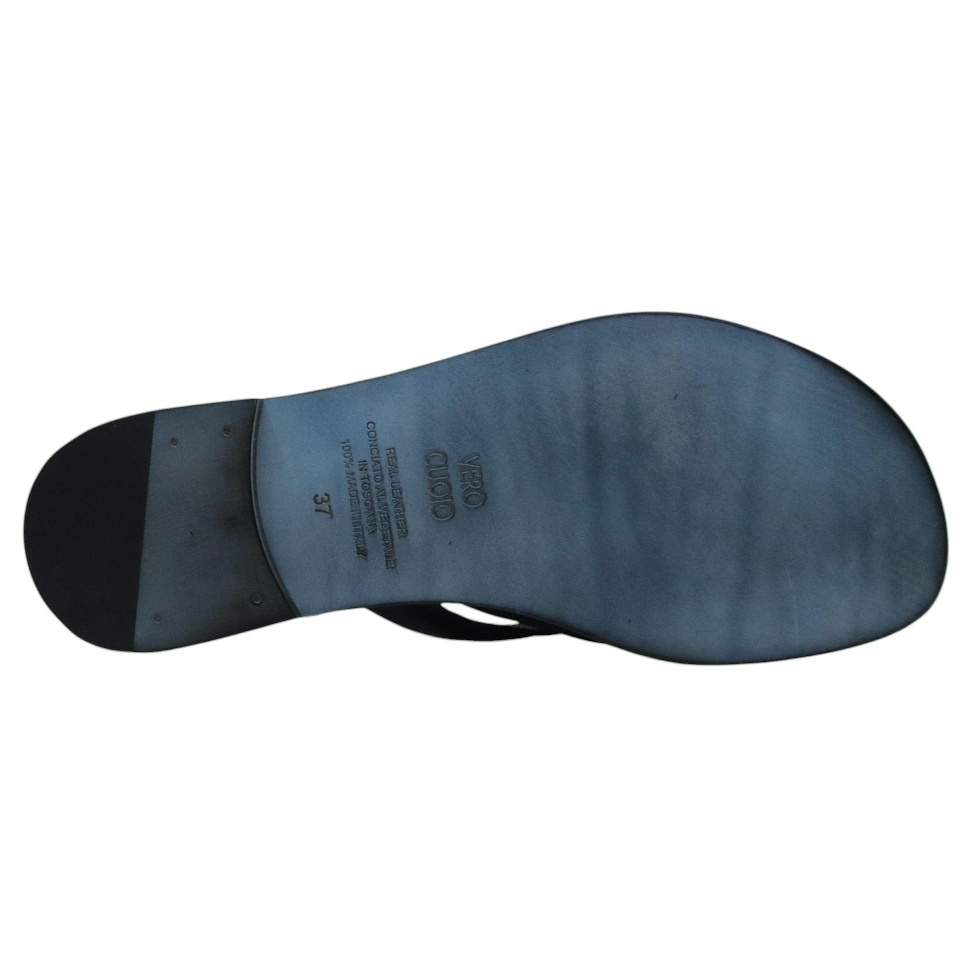 Sandalo donna L'angolo del cuoio Firenze 4409 in pelle nero 