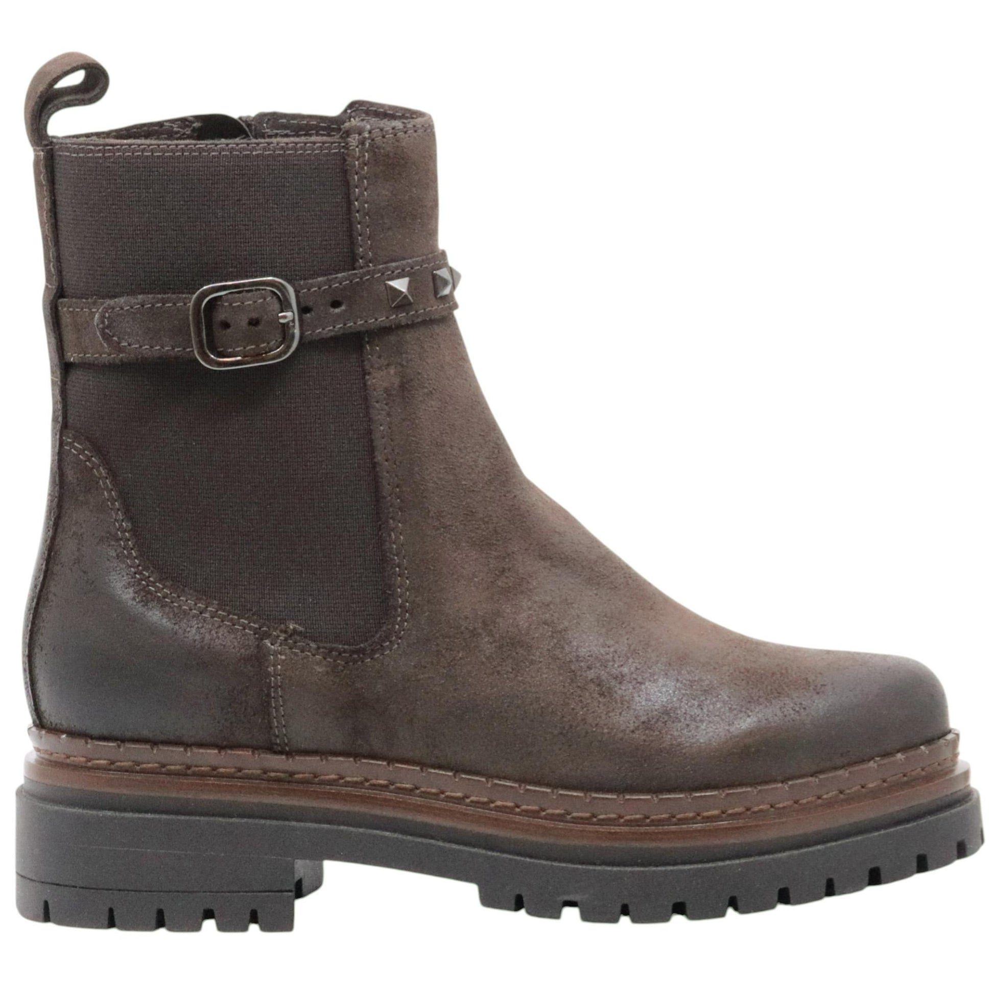 MJUS Deirde L97201 stivaletto donna in pelle caffè 