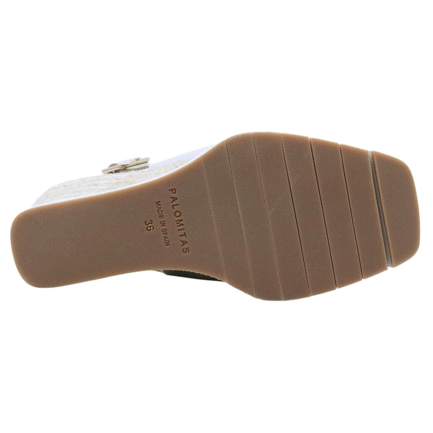 Sandalo zeppa Palomitas Wanda 27 4001 in pelle avorio 