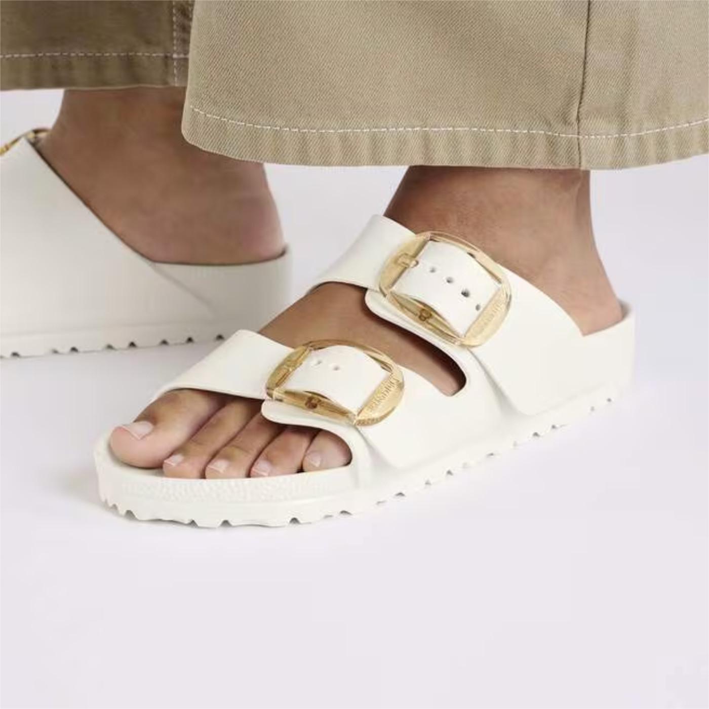 Birkenstock Arizona Big Buckle EVA 1029651 sandalo donna Eggshell narrow fit 