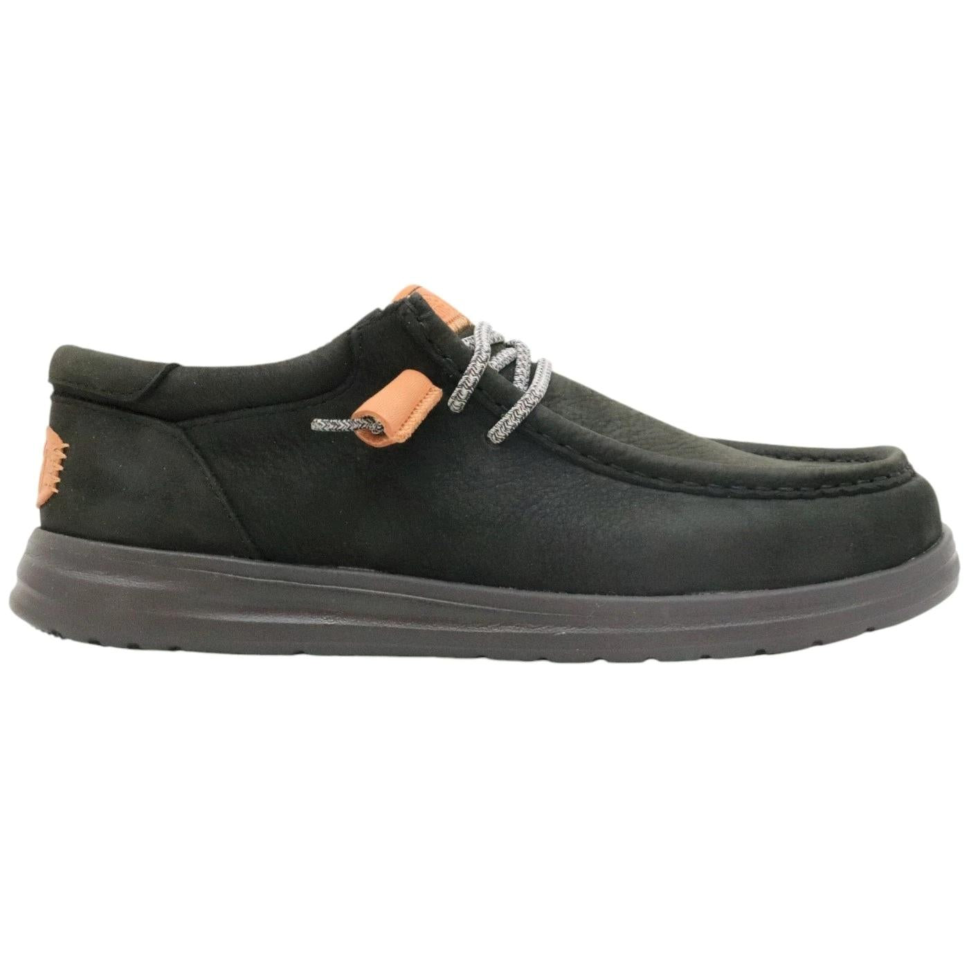 Hey Dude Wally Grip Craft sneaker uomo in pelle nero 