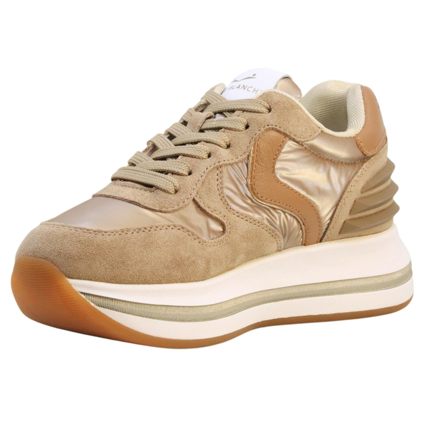 Voile Blanche Merry Sneaker donna in camoscio marrone 