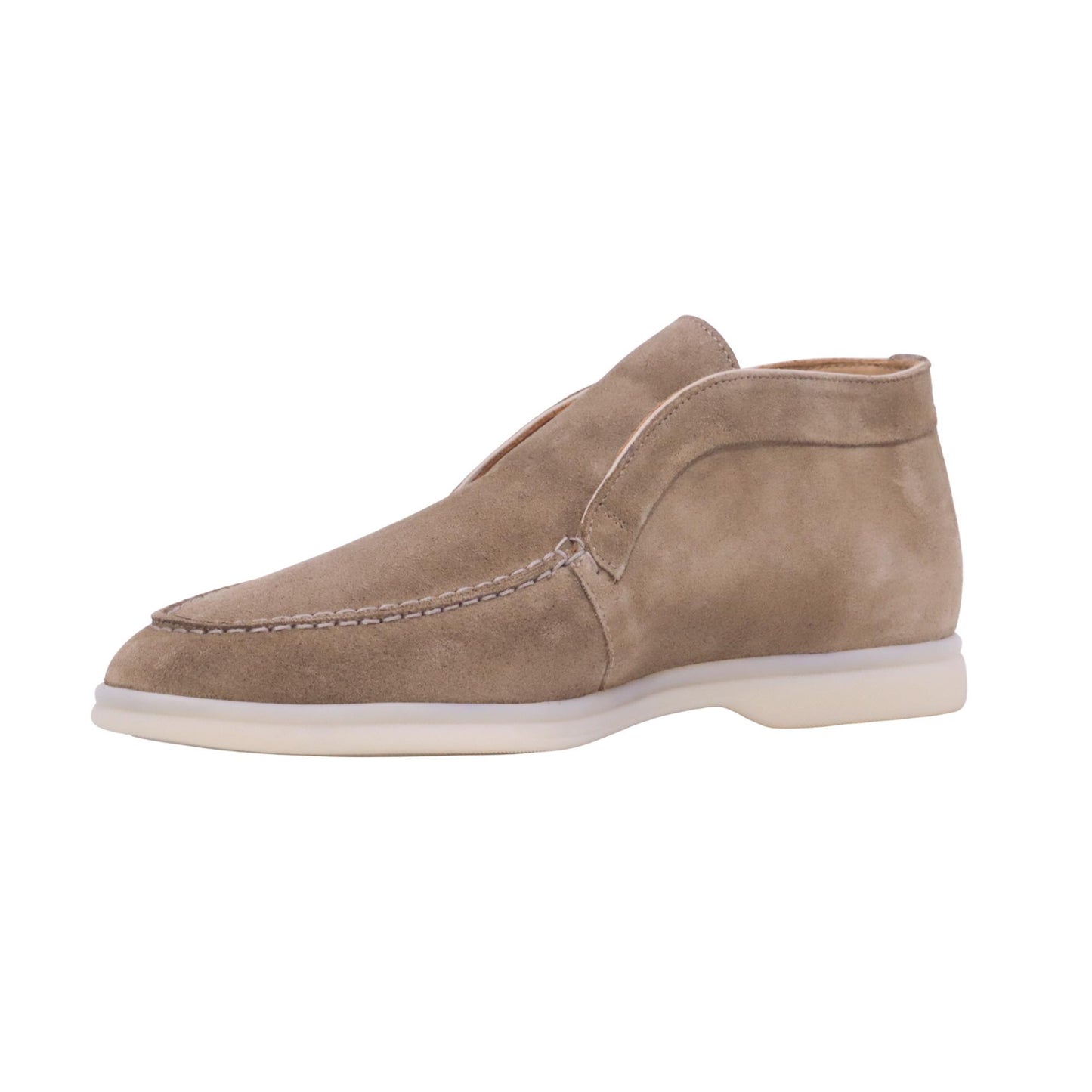 Triver Flight 797-23 Softy Antilope polacchino uomo in camoscio taupe 