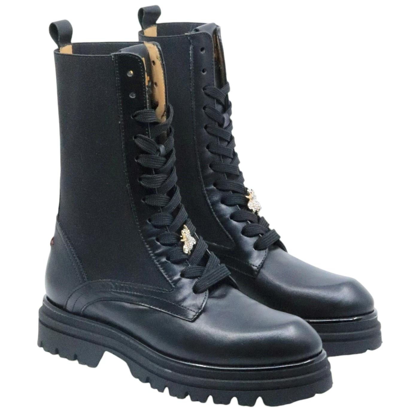 Stivaletto GIO+ MIA06 in pelle nera 