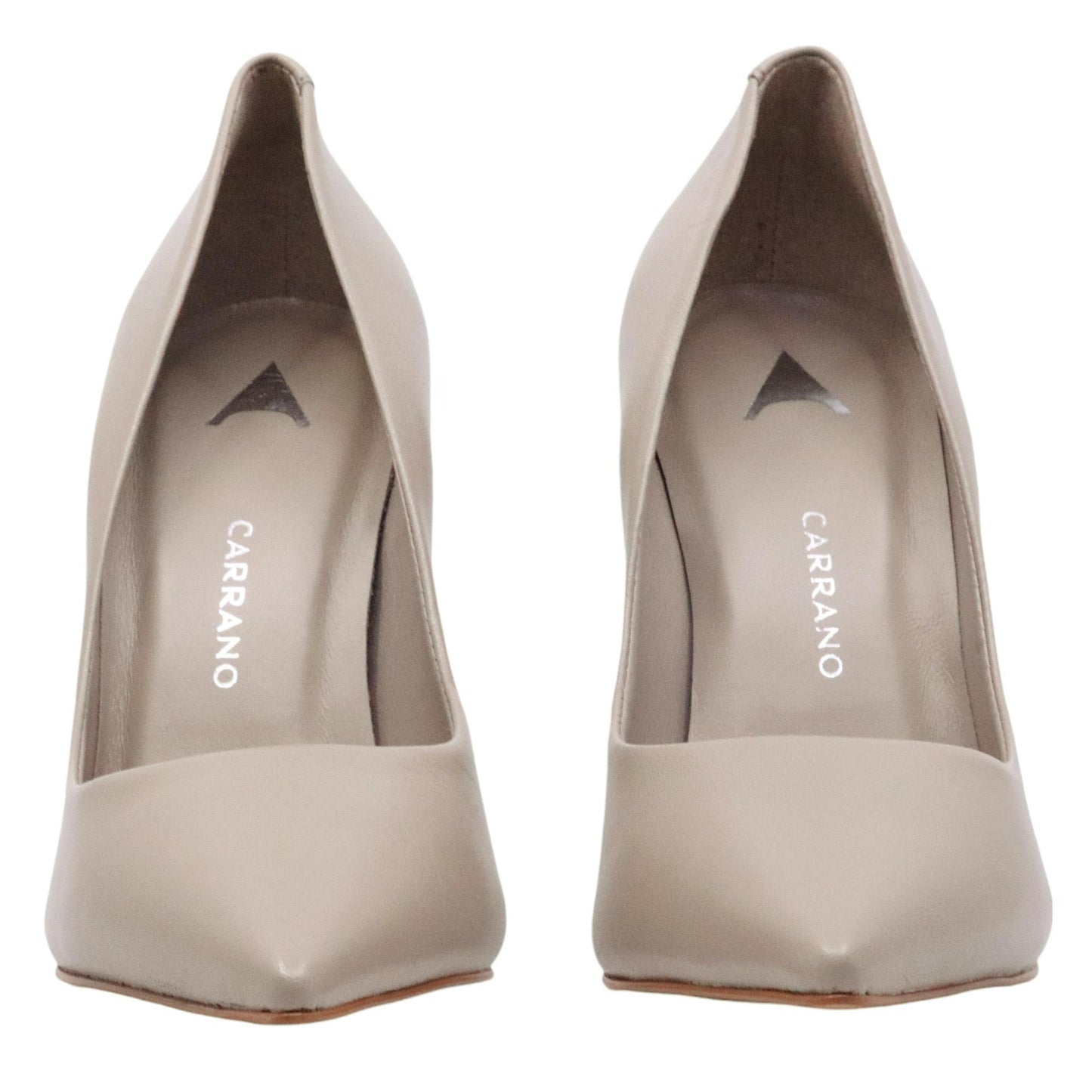 Décolleté donna Carrano 404003 in pelle grigia 
