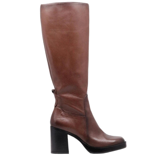 Stivale Mjus P96304 da donna realizzato in pelle di colore cioccolato 