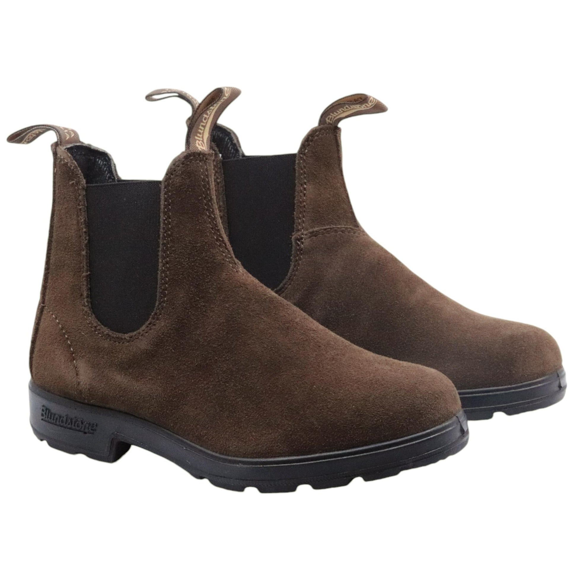 Blundstone 2410 chelsea boot in camoscio cerato marrone 
