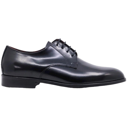 Scarpa Derby Antica Cuoieria 22551 da uomo in pelle nera 