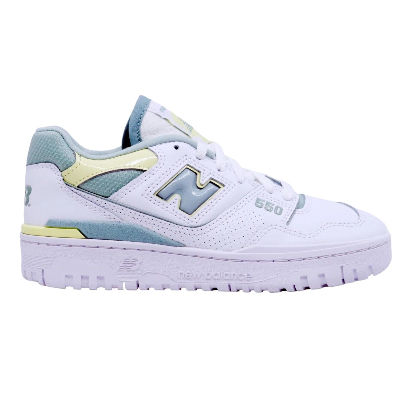 New Balance 550 sneaker unisex in pelle bianca 