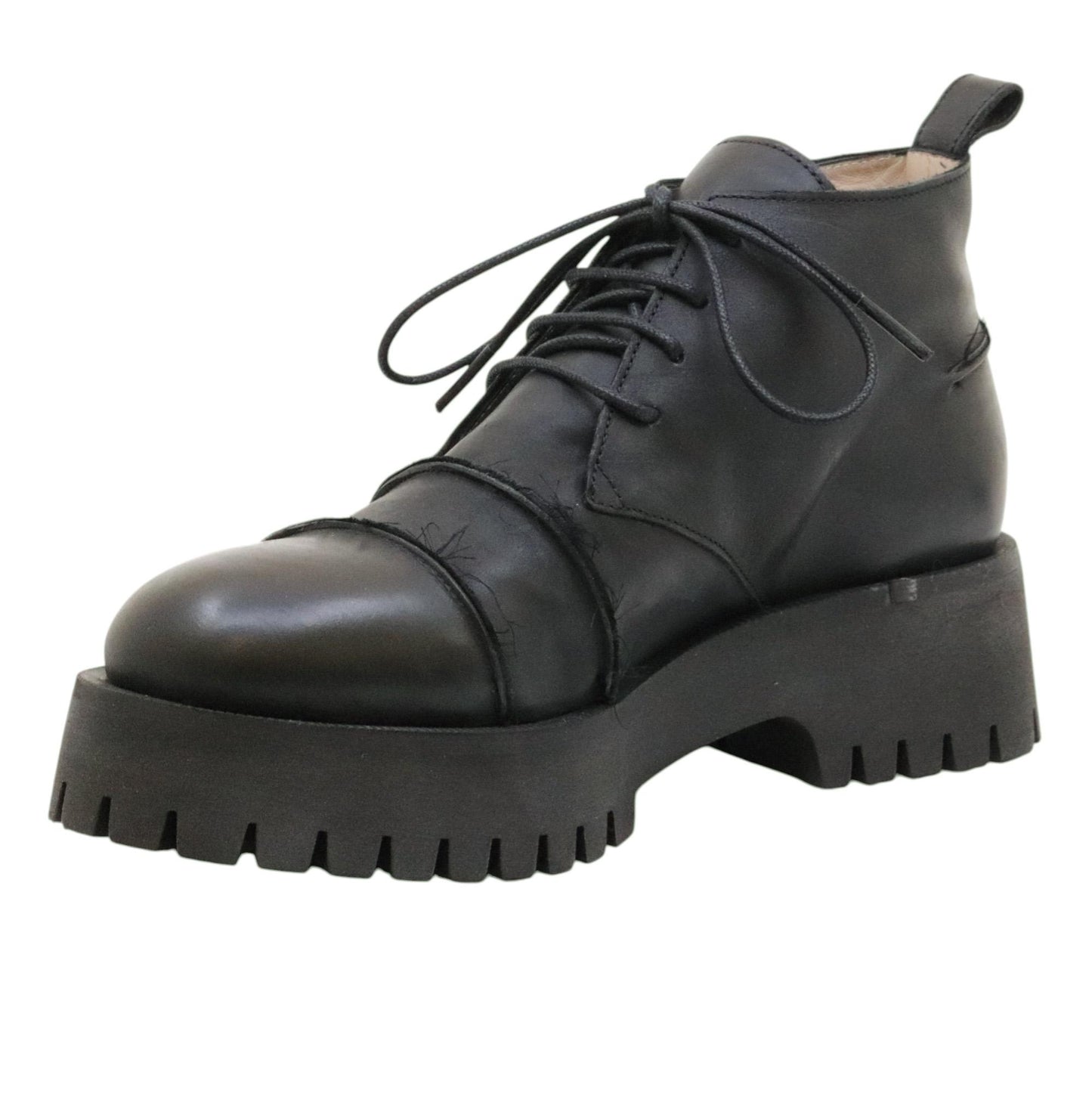 MLO Malloni Turner P25I96004 anfibio donna in pelle nera 