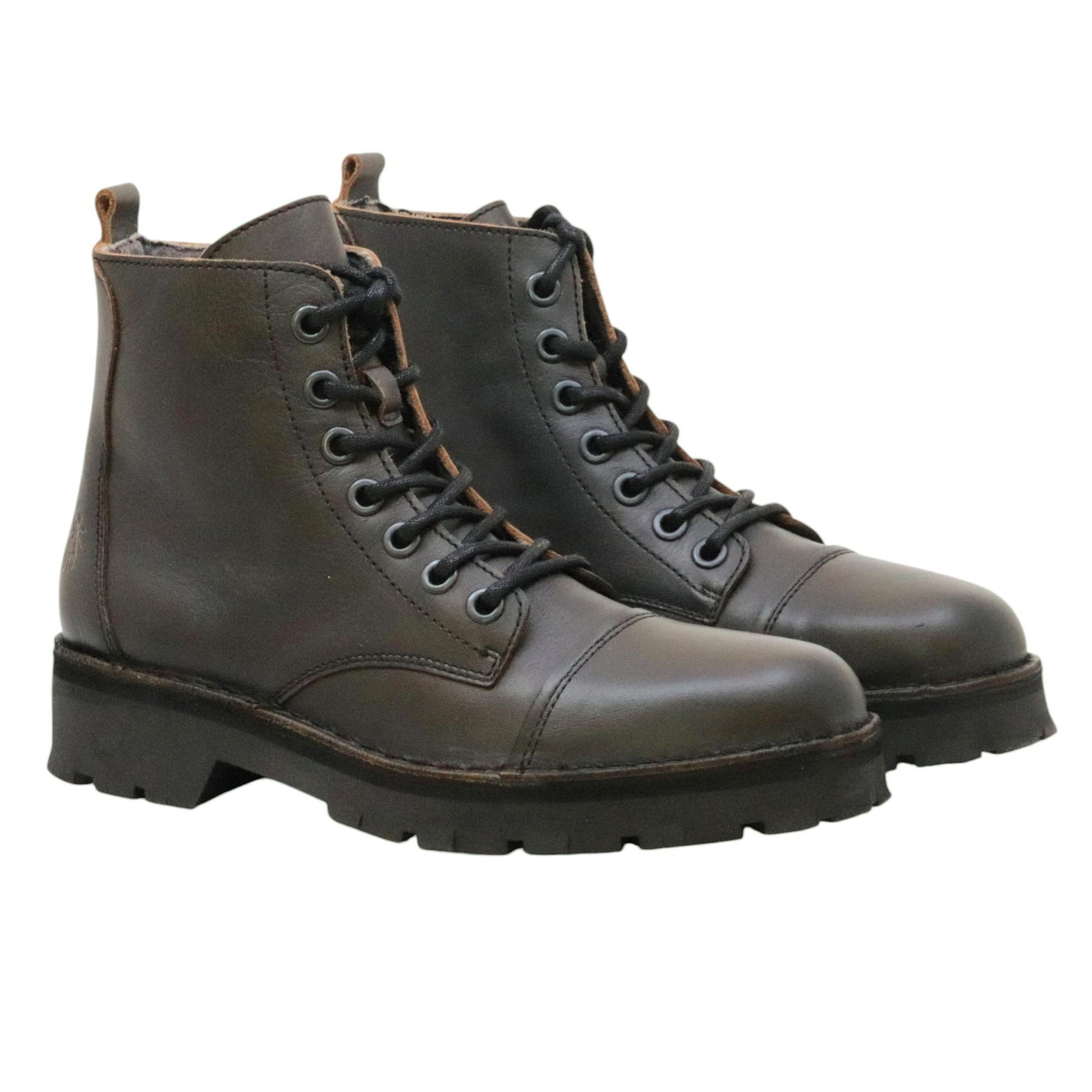 Fly London KELF167FLY stivaletto uomo pelle nera anticata 