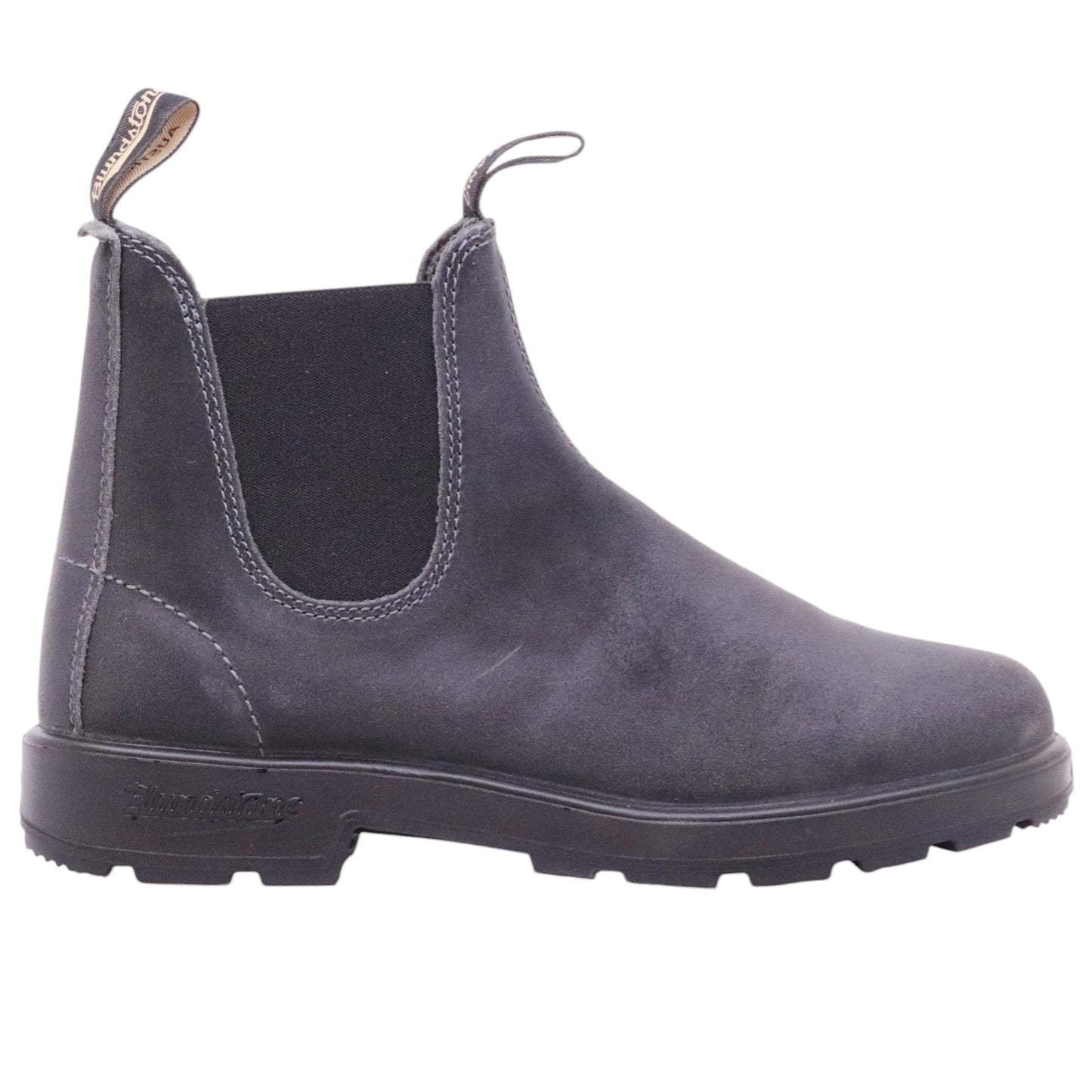 Blundstone 1910 chelsea boot unisex in camoscio cerato grigio 