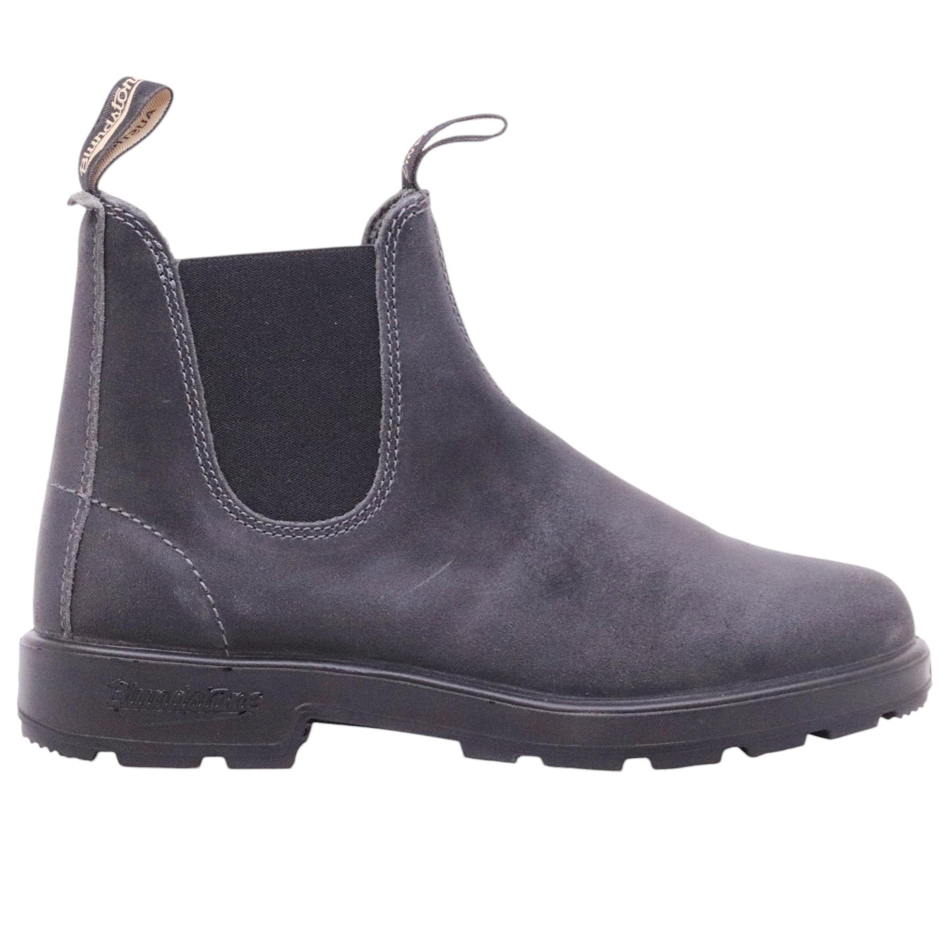 Blundstone 1910 chelsea boot unisex in camoscio cerato grigio 