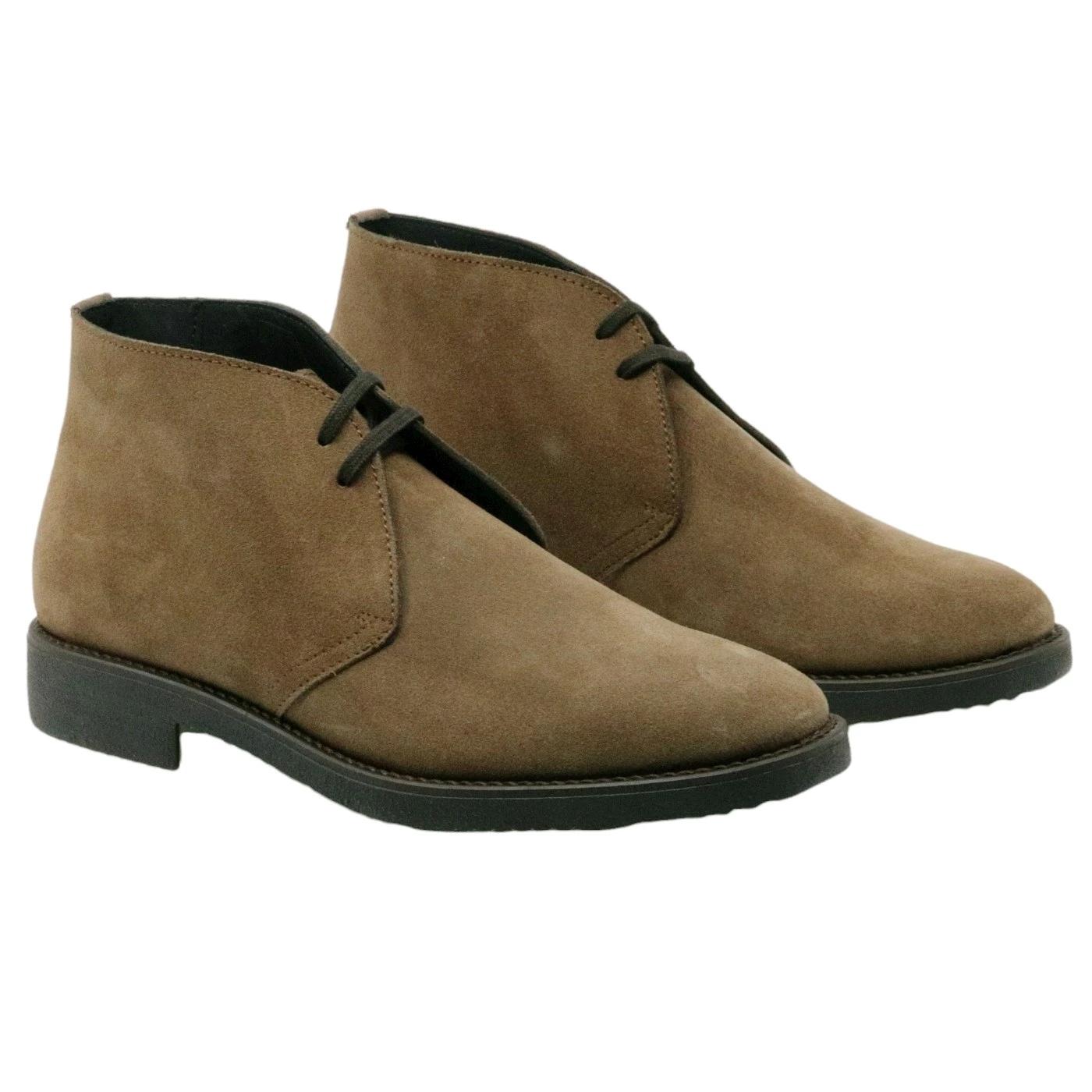 Polacchino Antica Cuoieria 17671 da uomo realizzato in pelle scamosciata 