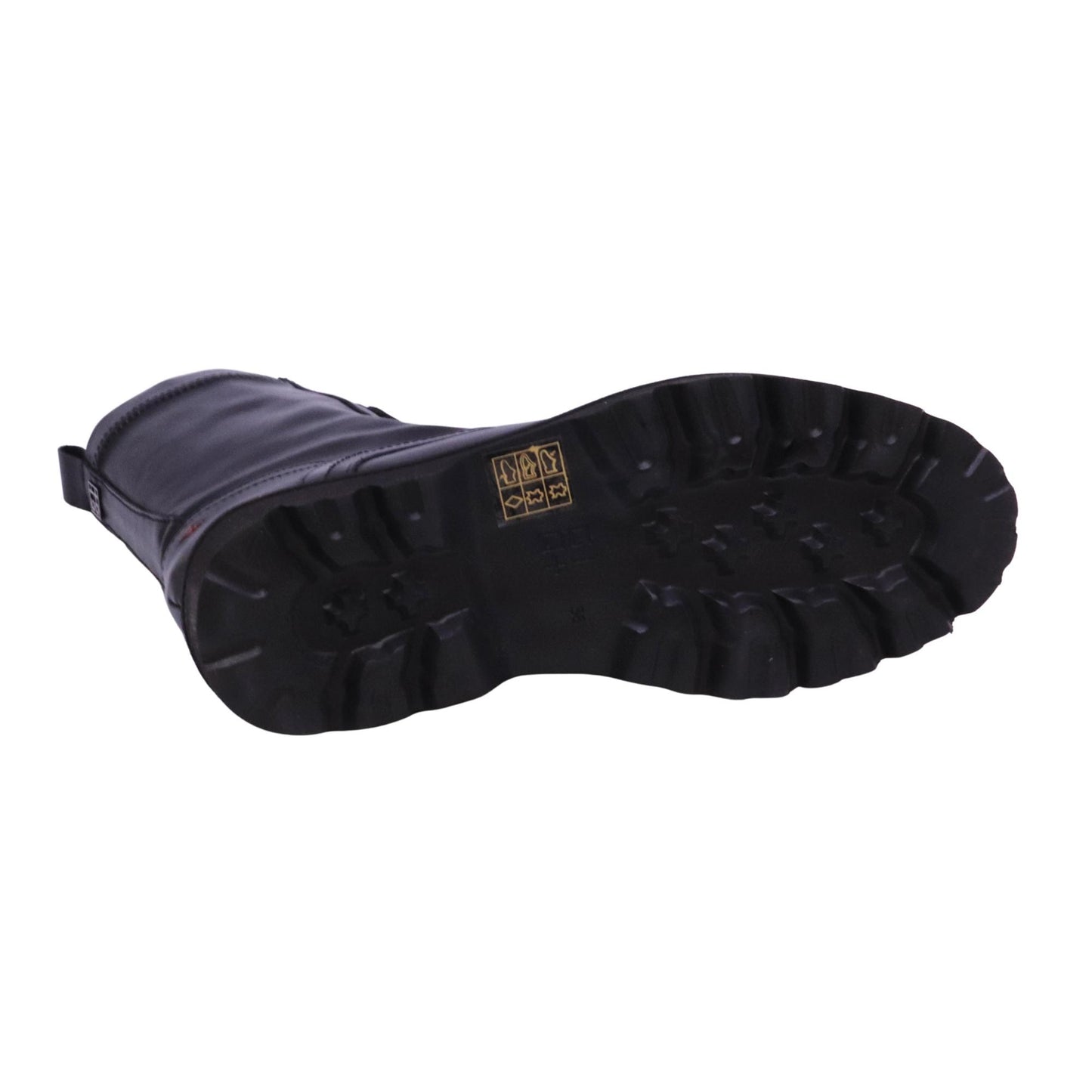 Gio+ Mia06C anfibio donna in pelle elasticizzata nera 