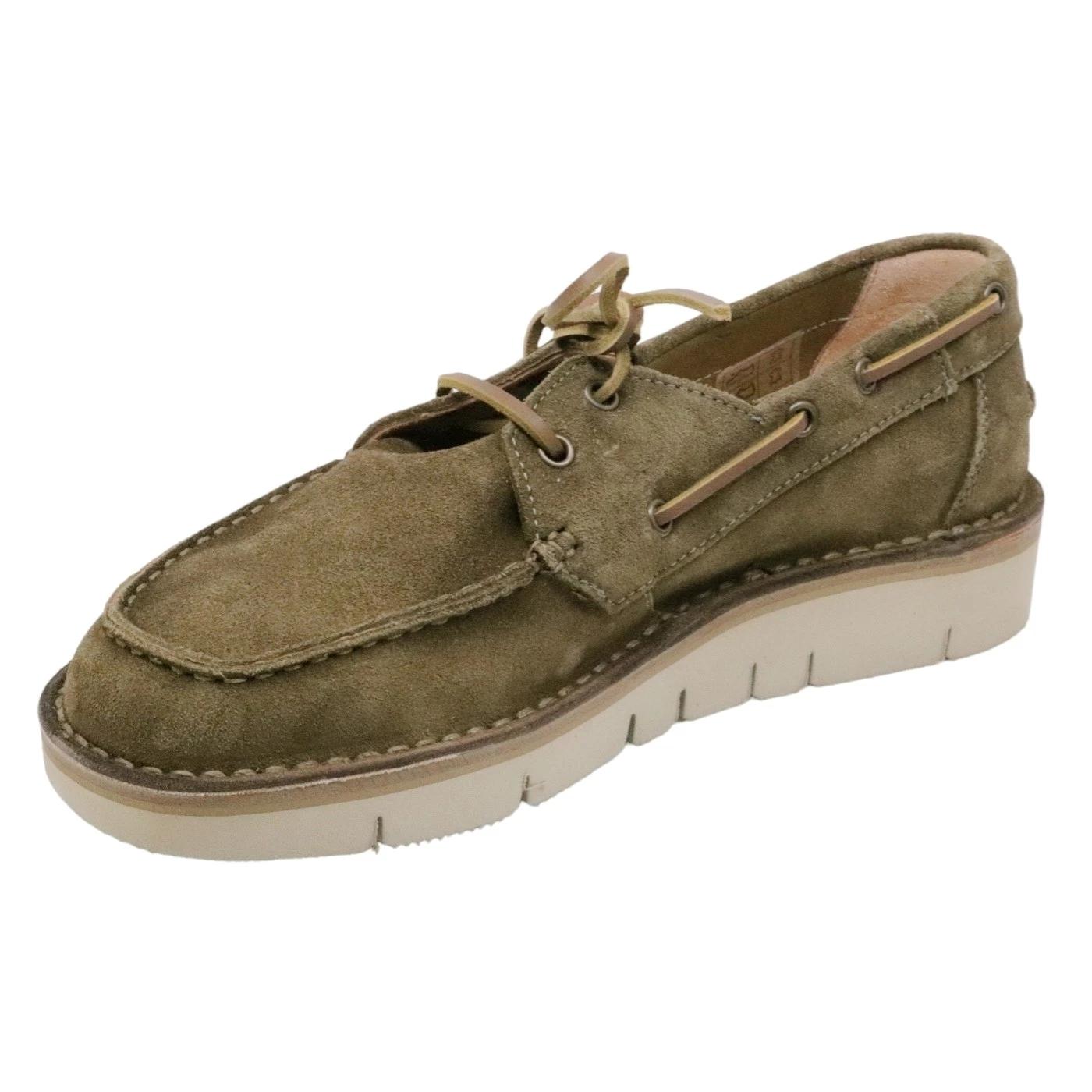 Astorflex Boatflex scarpa da barca in camoscio verde 