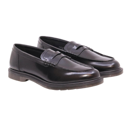 Dr Martens Mayfare 42503001 mocassino uomo in pelle nera Polished Smooth 