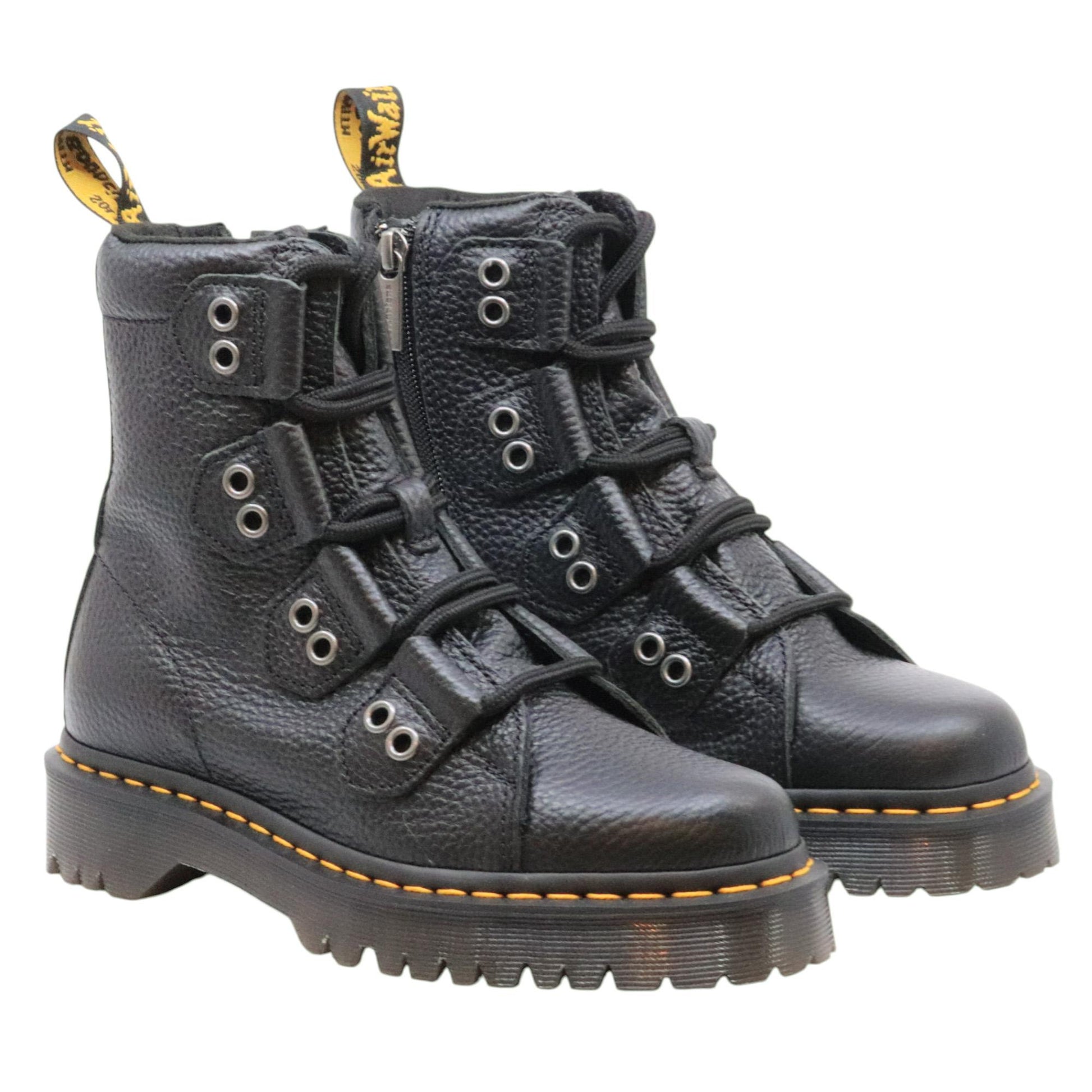 Dr. Martens 1460 Bex LTT in pelle morbida di colore nero 1460LTT4TIEBOOTBLACK DR MARTENS